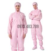 baohovattubaobinh Bộ Áo liên phòng Sạch_ Sợi Carbon chống tĩnh Điện PHI_923