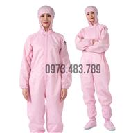 baohovattubaobinh Bộ Áo liên phòng Sạch_ Sợi Carbon chống tĩnh Điện PHI_923