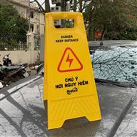 bảohộ vậttư baobinh Biển Báo Nhựa PVS Chữ A BBA21