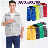 BTRbaobinh Áo gile phản quang áo vải lưới, công nhân, áo Phản quang 3M ALPQ8K