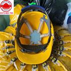 Mũ vàng xanh Bảo hộ công nhân giá rẻ MBHvt1