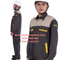 baohovattubaobinh Quần Áo Bảo Hộ Màu ghi xám pha màu be BB-21