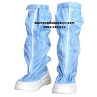 baohovattubaobinh Giày Phòng Sạch Chống Tĩnh Điện Màu Xanh