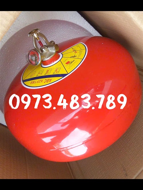 baohovattubaobinh Bình Quả cầu treo chữa Cháy Tự Động 6kg ABC QH_1234
