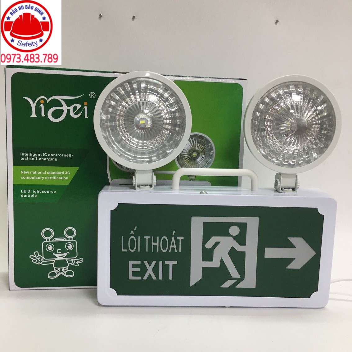 Đèn exit kết hợp sự cố BB15
